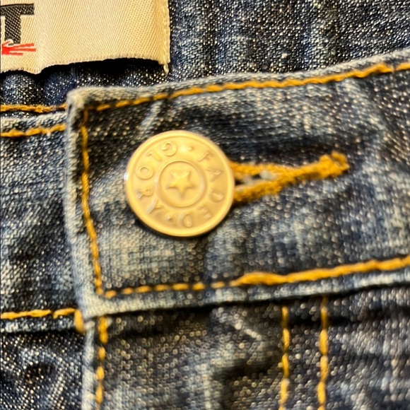 Vintage Streetwear TNT Denim Shorts Carpenter Relaxed Size 34 - Picture 5 of 6